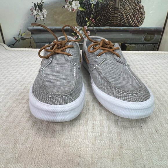 Sperry Top-Sider Mens Size 8.5 Gray Boat Shoes classic casual wear - Picture 2 of 7